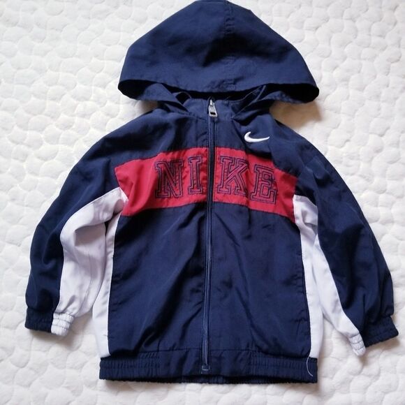 Nike Toddler jacket lightweight track jacket hood - Picture 1 of 5